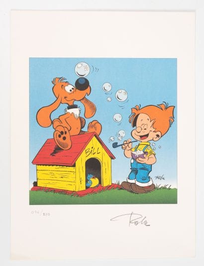 Jean ROBA (1930-2006) Boule et Bill. La niche....