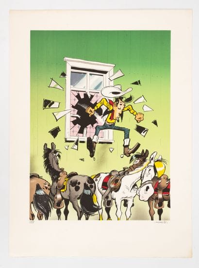 MORRIS (1923-2001) Lucky Luke. Le grand saut....