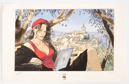 Jean-Pierre GIBRAT (1954) Jeanne à Solliès...