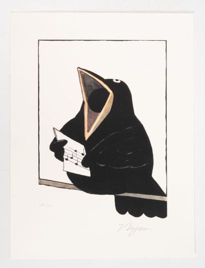 Tomi UNGERER (1931-2019) The Raven, signed...
