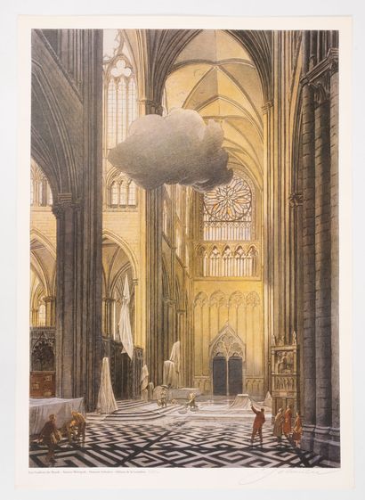 François SCHUITEN (1956) La cathédrale d'Amiens...