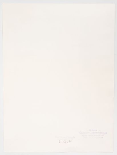 Jean François CHARLES (1952) Aziade. Silkscreen...