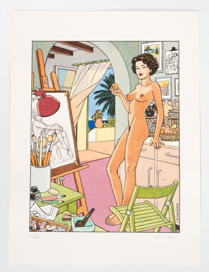 Vittorio GIARDINO (1946) Anna Maria: hand-colored...
