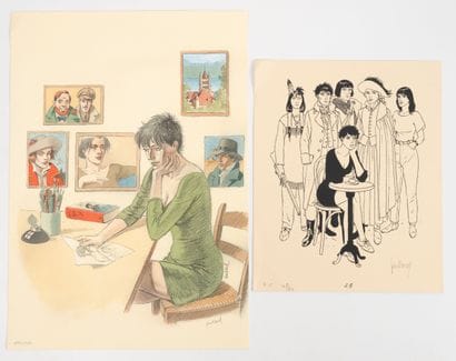 CLAUDE HENRI (1915-1990) JUILLARD, BD FIL...