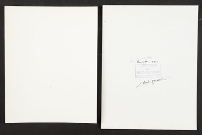 RENÉ-JACQUES (1908-2003, René GITON - dit,...