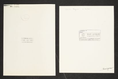 RENÉ-JACQUES (1908-2003, René GITON - dit,...