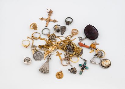 Lot of costume jewelry.