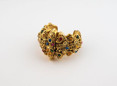 SATELLITE Beautiful gold-plated open-work...