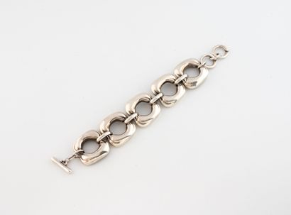 CICLON Articulated silver-plated bracelet...