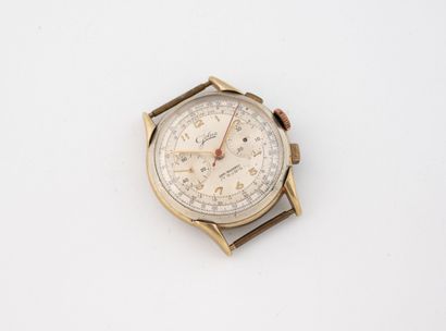 JOLUS
Montre d'homme en métal doré et argenté.
Boîtier...