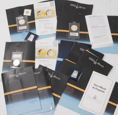 SOCIETE FRANCAISE DES MONNAIES Lot of 23...