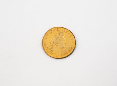 Jeton de compte en laiton doré, Louis XV...