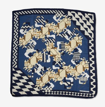 HERMES Paris
Set of two small squares of...