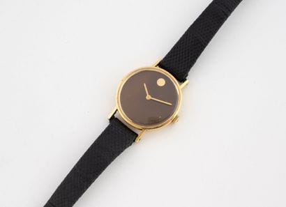 MOVADO
Ladies' wristwatch. 
Round case in...