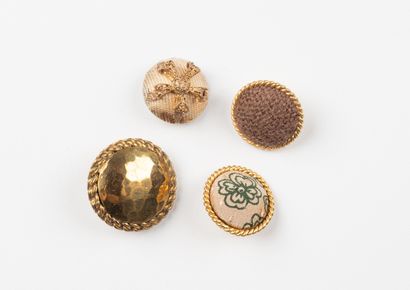 attributed to CHANEL, Paris
Four buttons,...