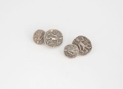 MONNAIE DE PARIS
Paire de boutons de manchettes...
