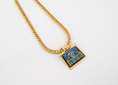 MICHAELA FREY
Rectangular pendant enameled...
