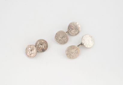 MONNAIE DE PARIS
Paire de boutons de manchettes...