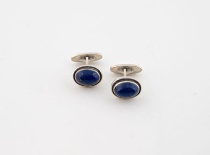 GEORG JENSEN
Paire de boutons de manchette...