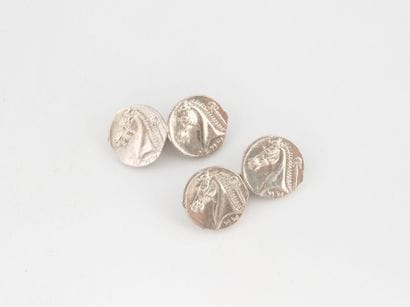 MONNAIE DE PARIS
Paire de boutons de manchettes...