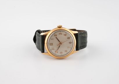 Montre bracelet d'homme. 
Boîtier rond en...