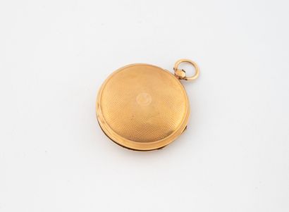 Montre de gousset en or jaune (750).
Boîtier...