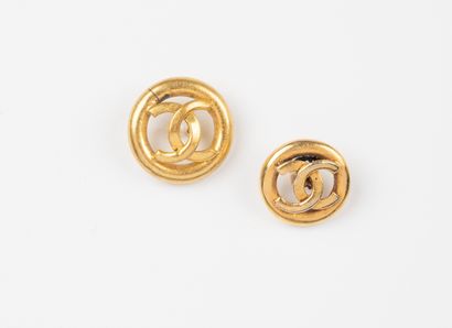 attributed to CHANEL, Paris
Two gilt-metal...