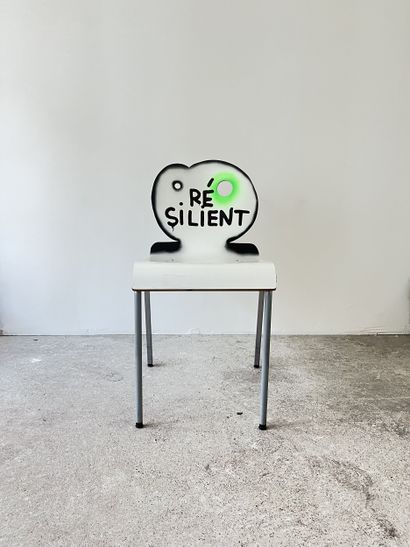 résilient - second-hand chair customized...