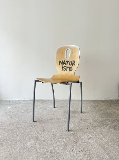 naturiste - second-hand chair customized...
