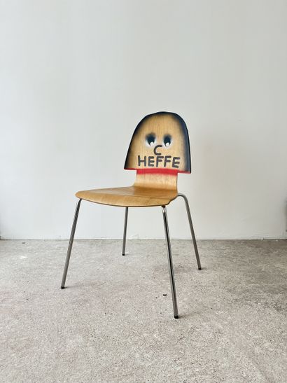 cheffe - chaise d'occasion customisée par...