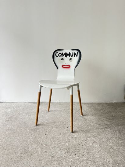 commun - second-hand chair customized by...