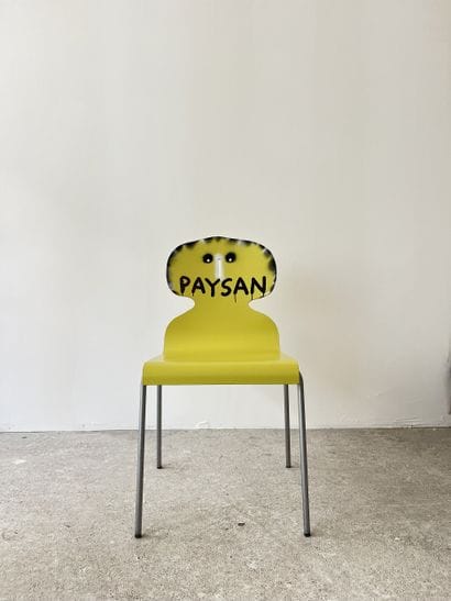 paysan - second-hand chair customized by...