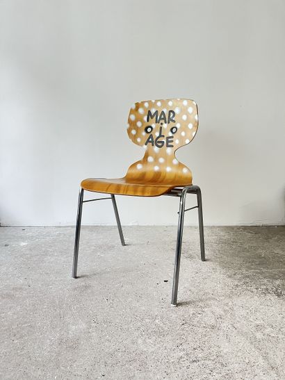 wedding - second-hand chair customized by...