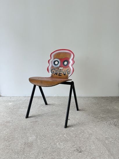 strike - second-hand chair customized by...