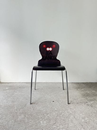balance - chaise d'occasion customisée par...