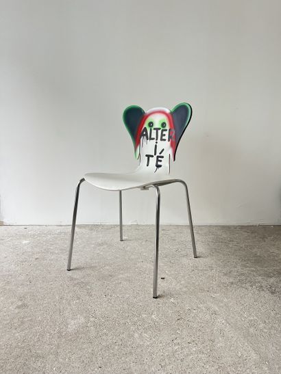 altérité - second-hand chair customized by...