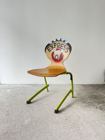 expression - second-hand chair customized...