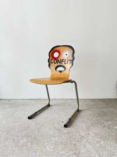 conflicts - second-hand chair customized...