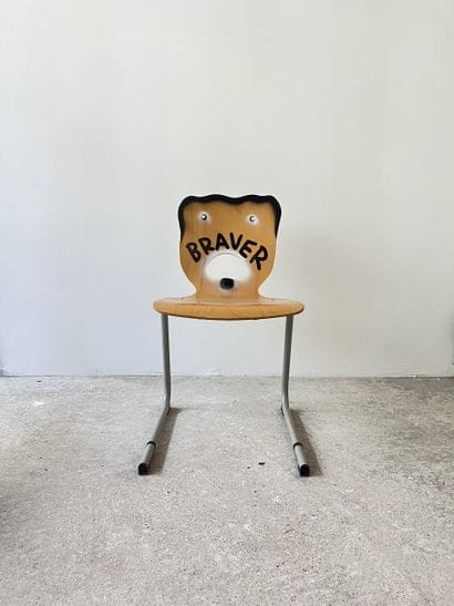 braver - chaise d'occasion customisée par...