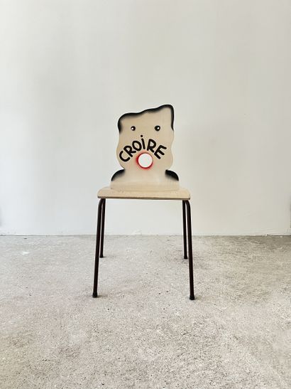 believe - second-hand chair customized by...