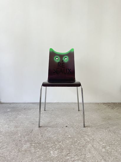 networks - second-hand chair customized by...