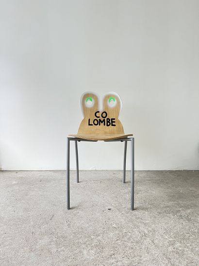 colombe - second-hand chair customized by...