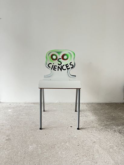 sciences - second-hand chair customized by...