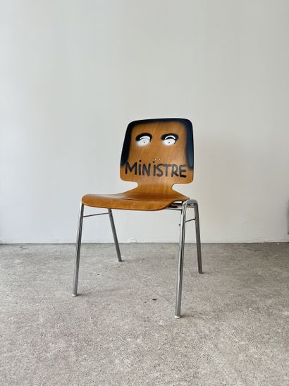 ministre - second-hand chair customized by...