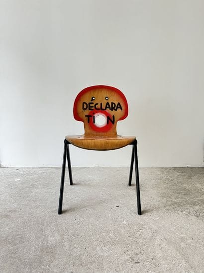 statement - second-hand chair customized...
