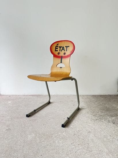 condition - second-hand chair customized...