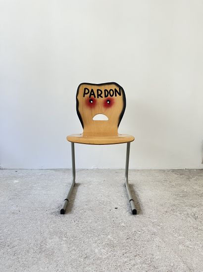 pardon - second-hand chair customized by...
