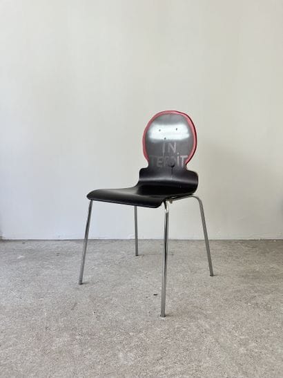 forbidden - second-hand chair customized...