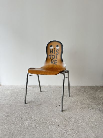 history - second-hand chair customized by...