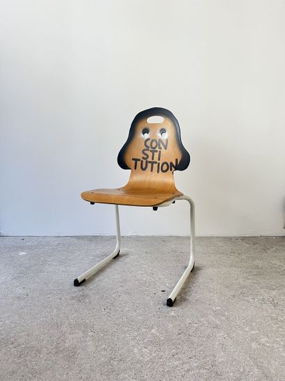 constitution - second-hand chair customized...